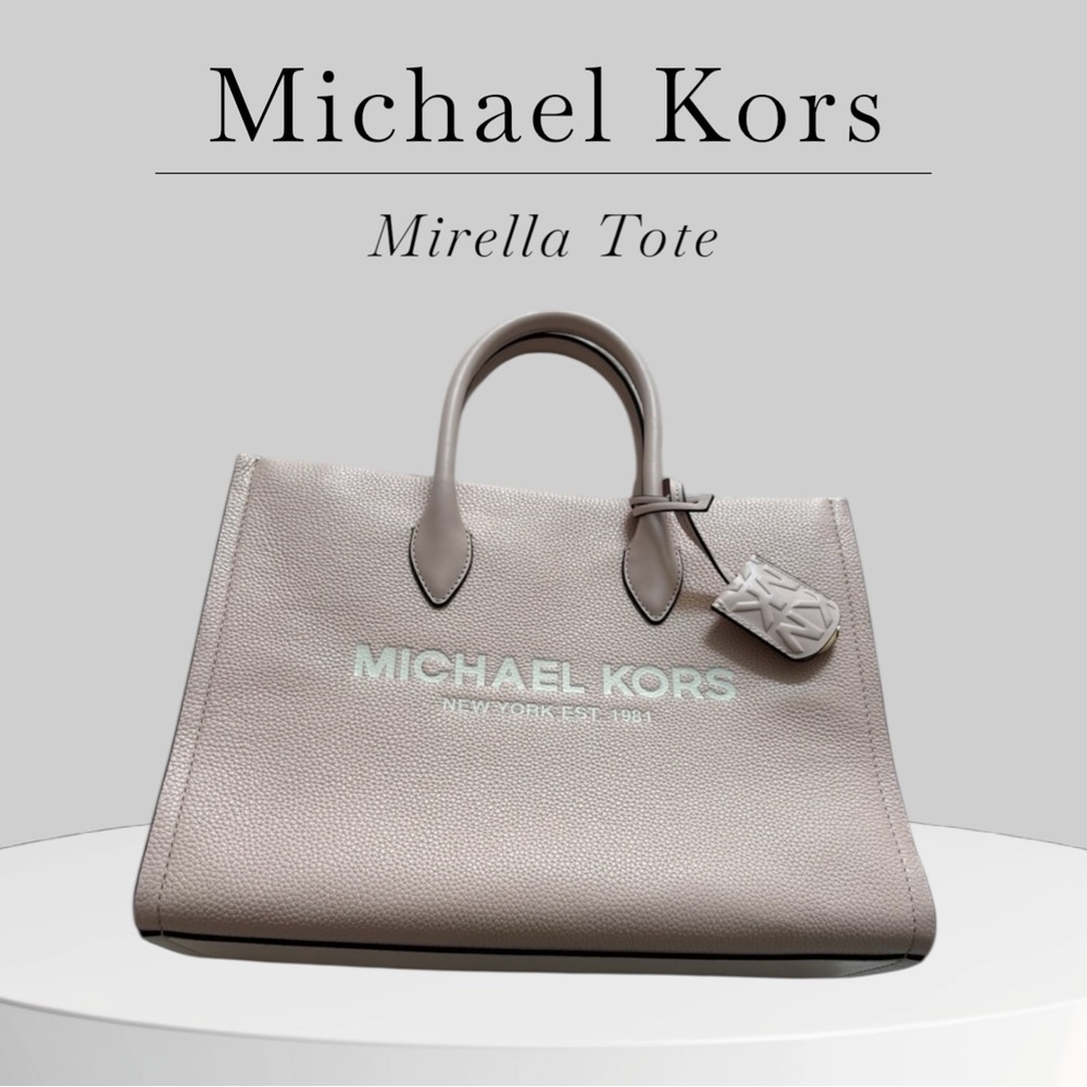 Michael Kors purse mk Mirella Medium tote bag pd blush